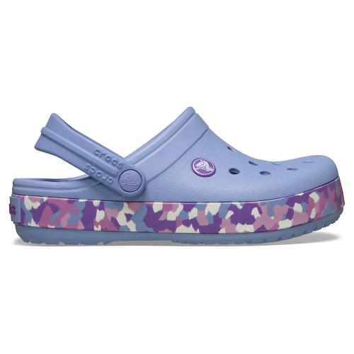 Crocs Kids' Crocband Glow Confetti Band Clog